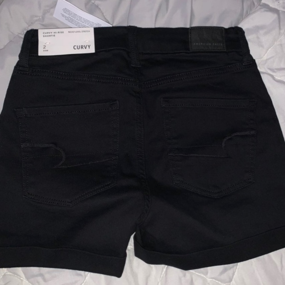 Black new American Eagle high waisted shorts!